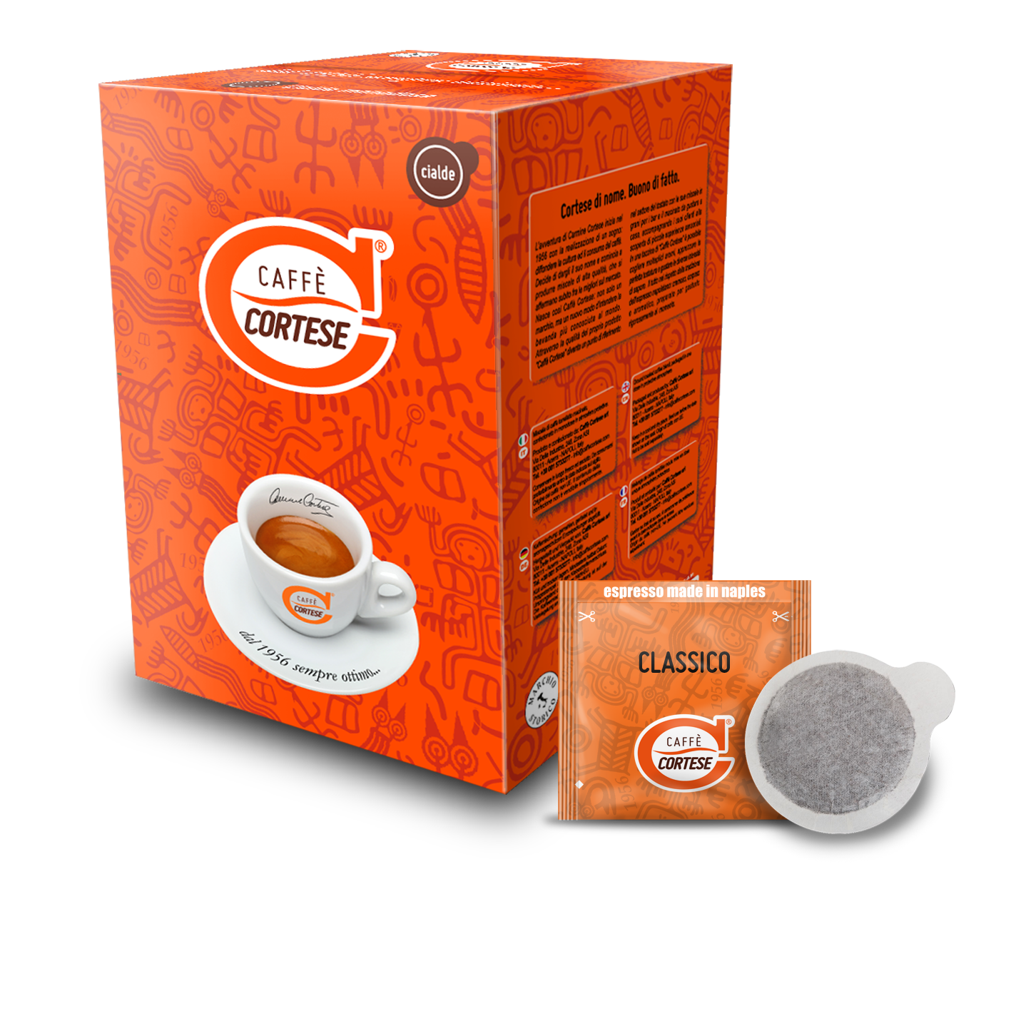 cortese-ese-44-kaffeepads-classico-50-st-ck-kompostierbar image 2
