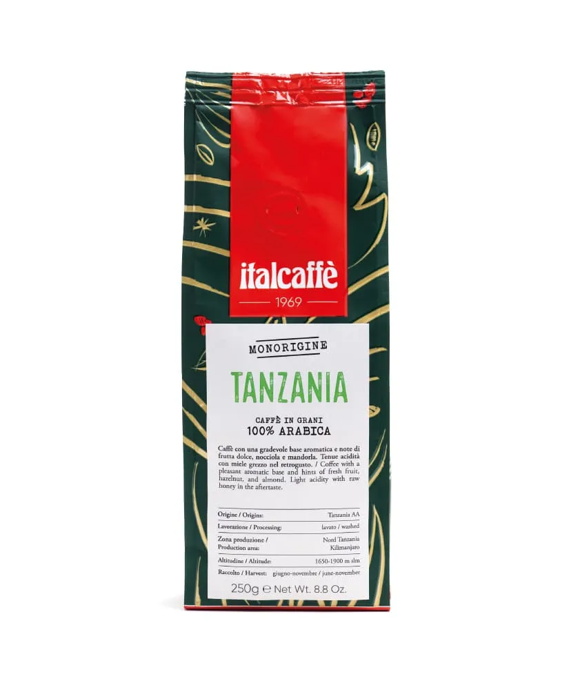 italcaff-monorigini-tanzania-kaffeebohnen-4x250g-single-origin image 1