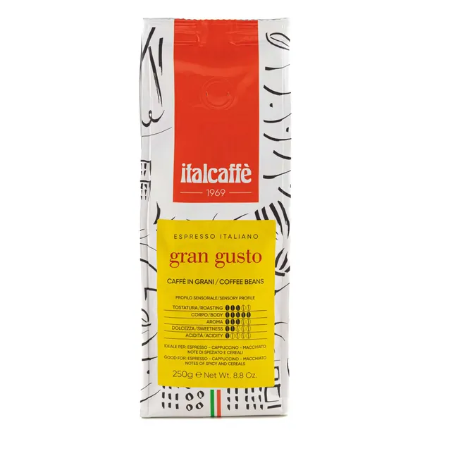 italcaff-gran-gusto-espressobohnen-4x250g-cremig image 1