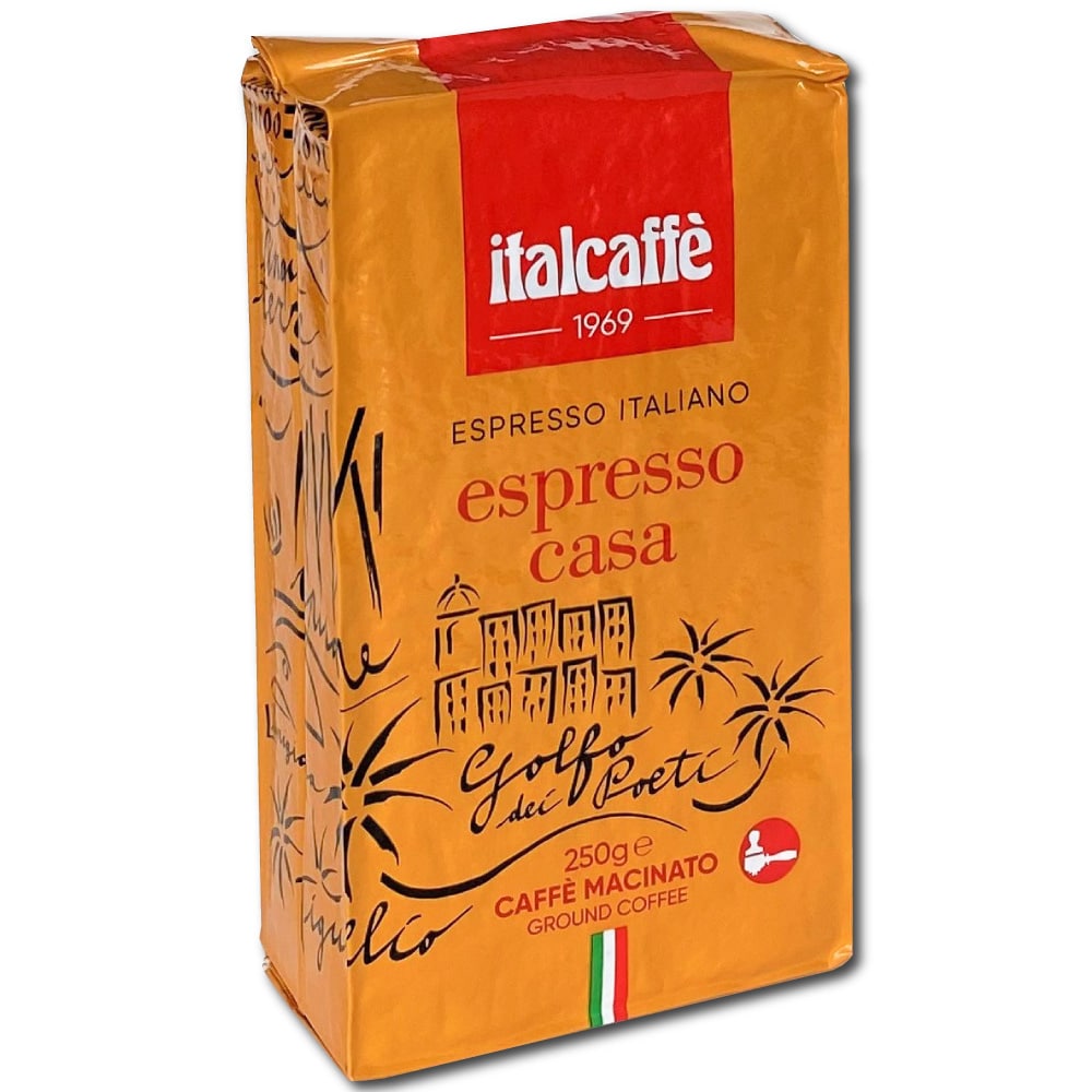 italcaff-retail-espresso-casa-gemahlener-kaffee-250g-fein image 2