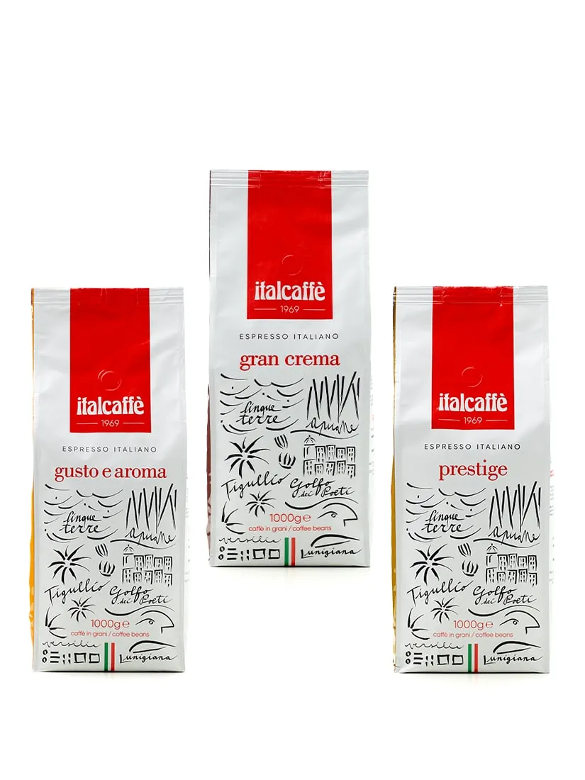 italcaff-bar-tris-super-bar-kaffeebohnen-3-x-1-kg image 1
