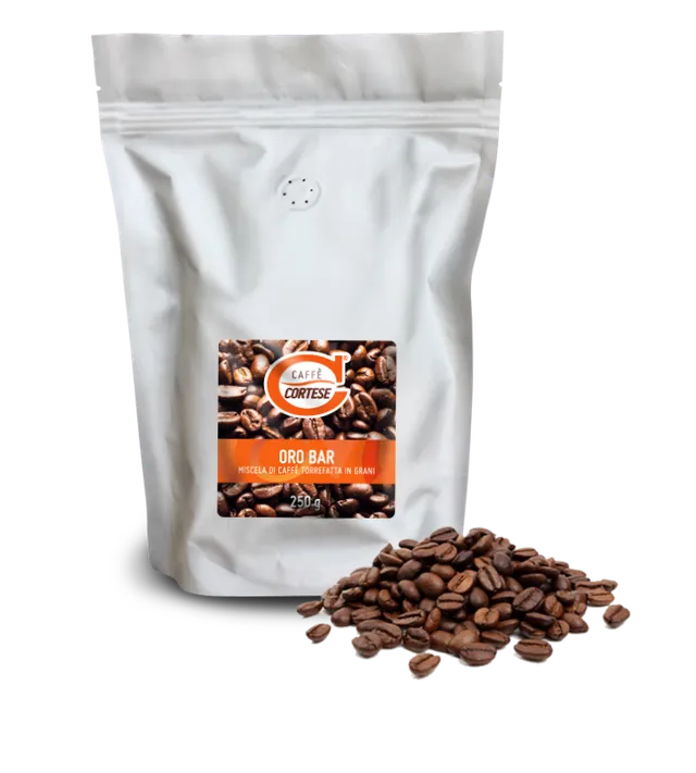 cortese-grani-bar-oro-bar-kaffeebohnen-250-g-intensiv image 1