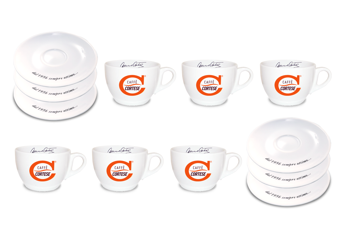 cortese-caff-tazza-cappuccino-cappuccinotasse-1-tasse-untertasse-125ml image 5