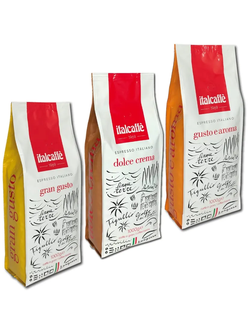 italcaff-bar-tris-bar-kaffeebohnen-3x1kg-bar-mischung image 1