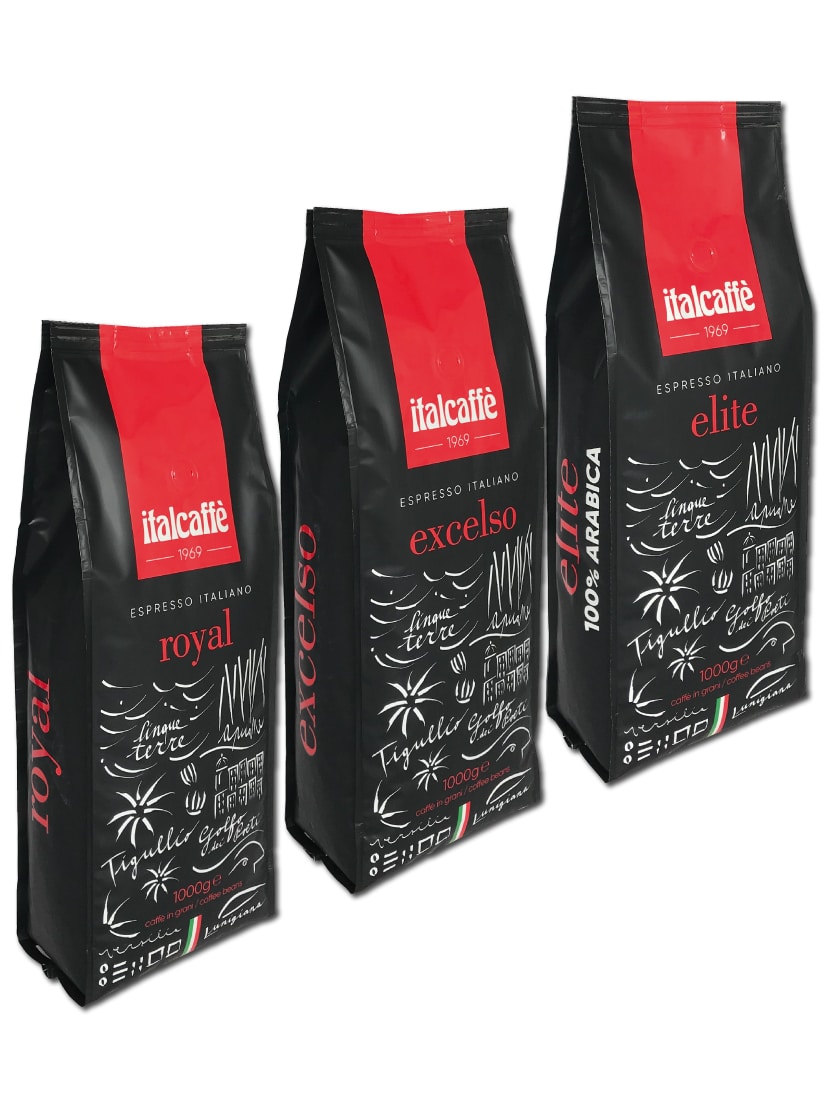 italcaff-linea-bar-tris-top-bar-kaffeebohnen-3x1kg-kr-ftig image 1