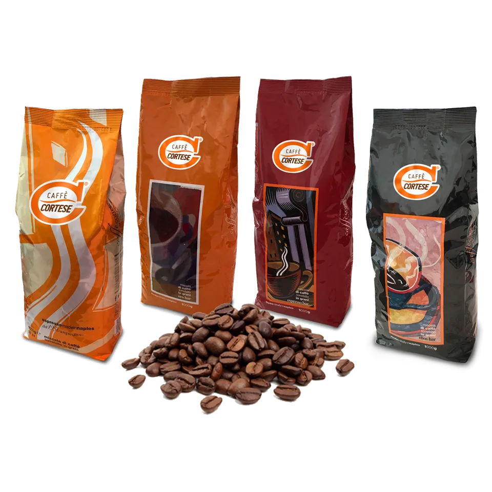 cortese-caff-grani-bar-kaffeebohnen-probierset-4-kg-4x1-kg image 1