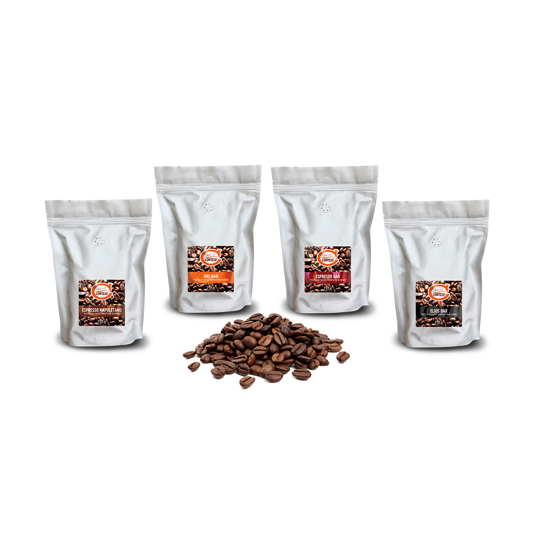 cortese-grani-bar-kaffeebohnen-probierset-1-kg-4x250-g image 1