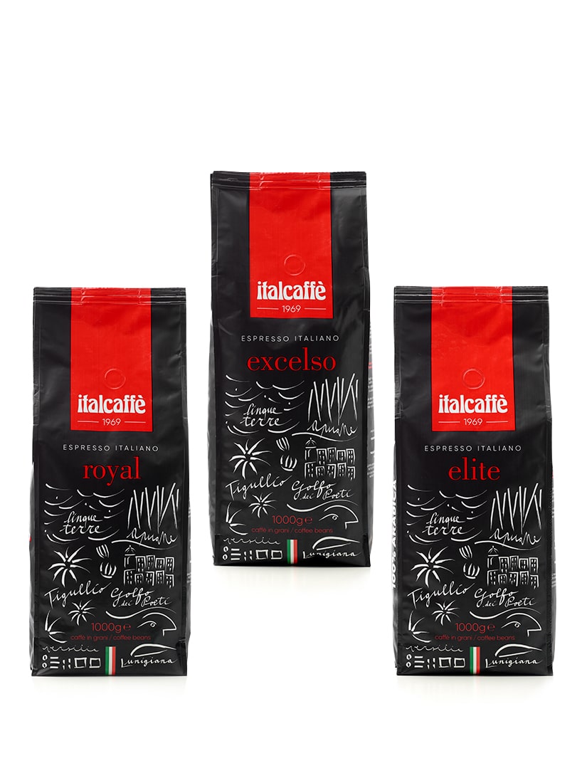 italcaff-top-bar-kaffeebohnen-3-x-1-kg-tris-set image 1