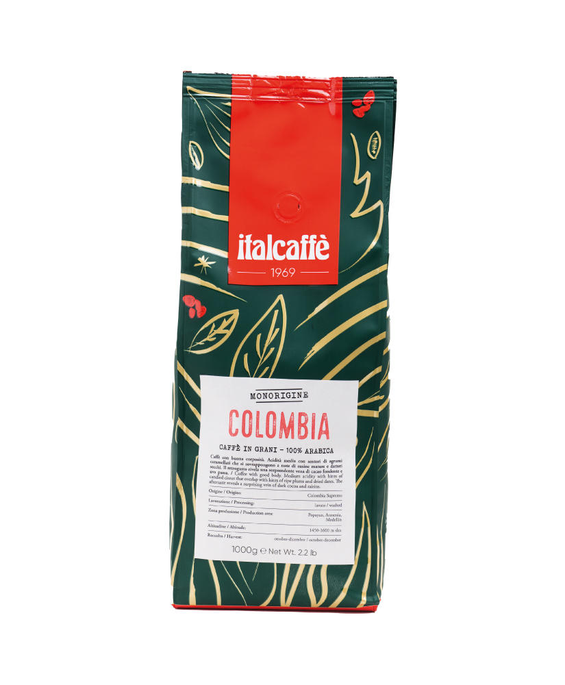 italcaff-monorigini-colombia-supremo-kaffeebohnen-1kg-single-origin image 1