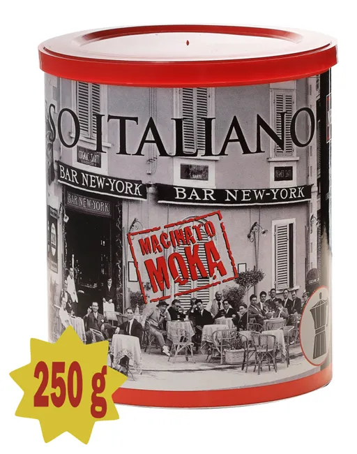 caff-new-york-moka-gemahlener-kaffee-250g-dose image 1