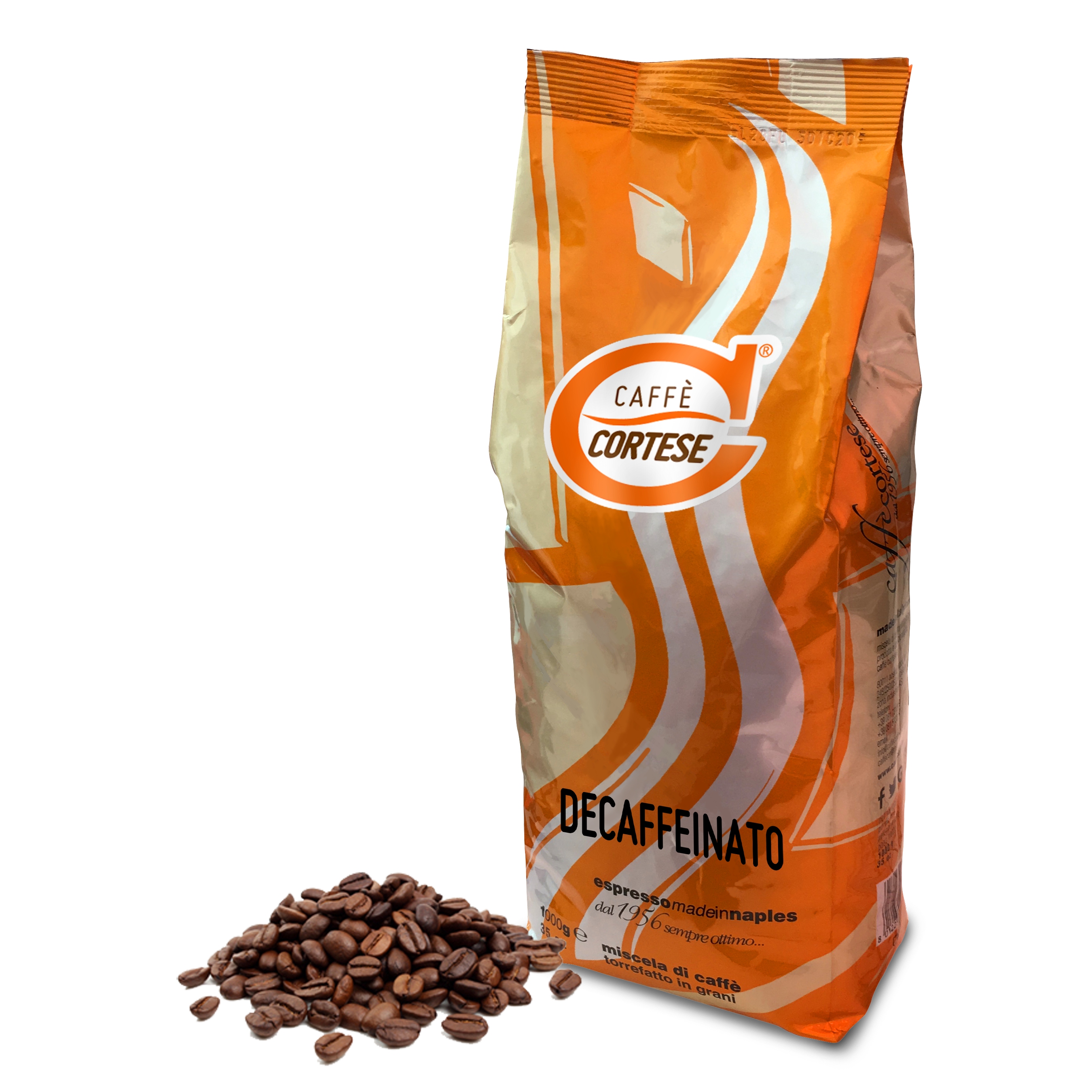 cortese-caff-grani-bar-decaffeinato-kaffeebohnen-1-kg-kakao image 1