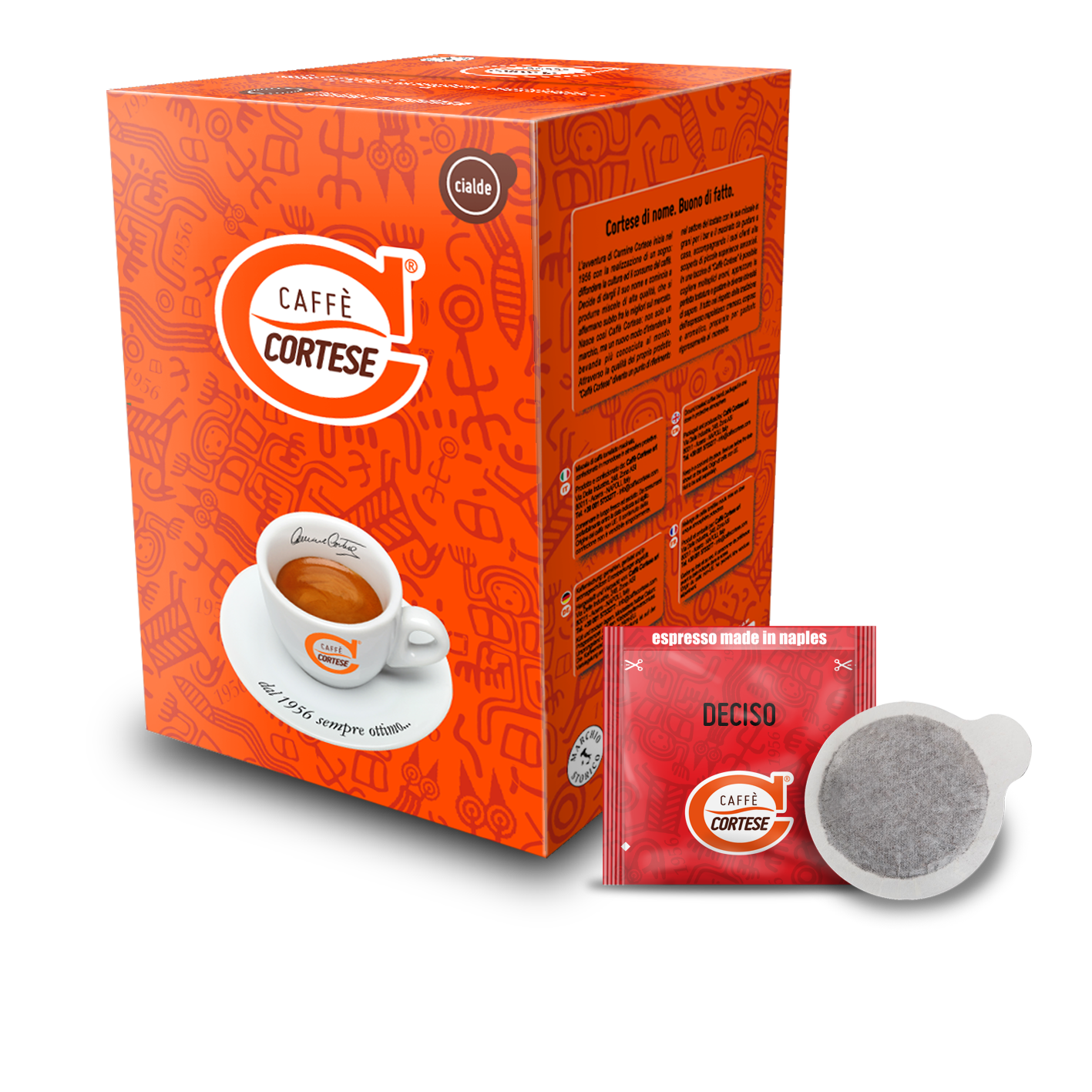 cortese-cialde-ese-44-deciso-kaffeepads-50-stk-intensiv image 3