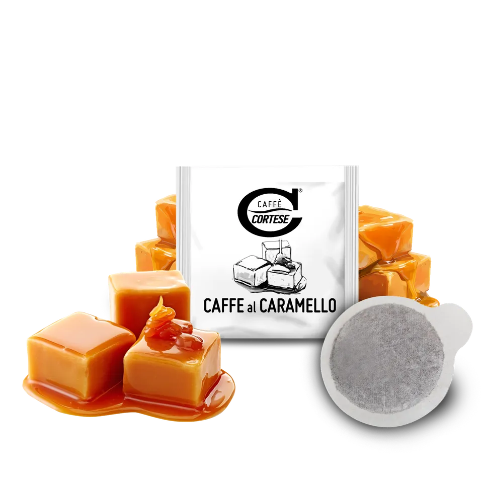 cortese-caff-ese-pads-karamell-kaffeepads-15-pads-aromatisiert image 1