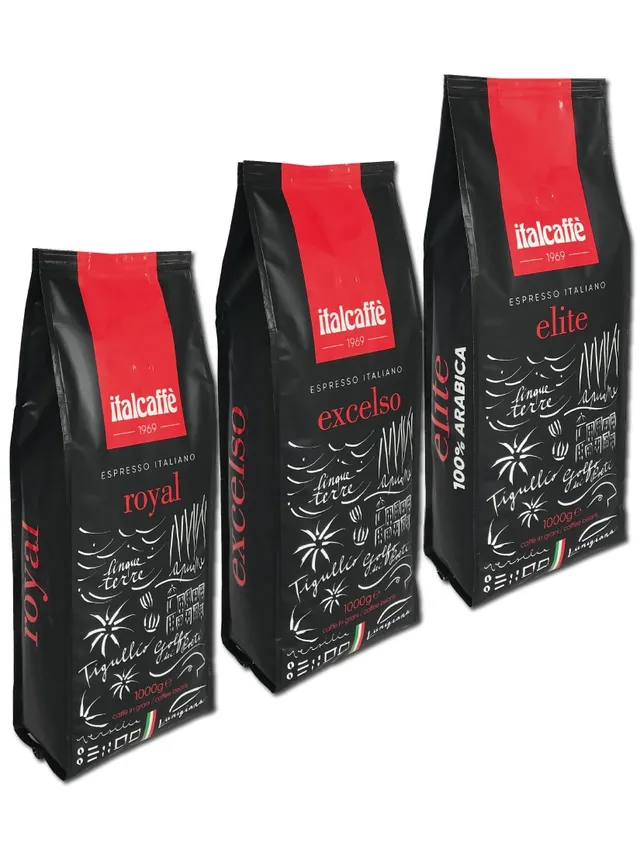 italcaff-linea-bar-tris-top-bar-kaffeebohnen-3x1kg-kr-ftig image 1