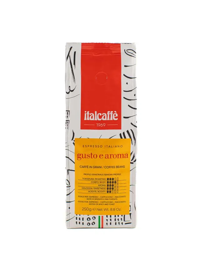 italcaff-gusto-e-aroma-espresso-kaffeebohnen-250g image 1