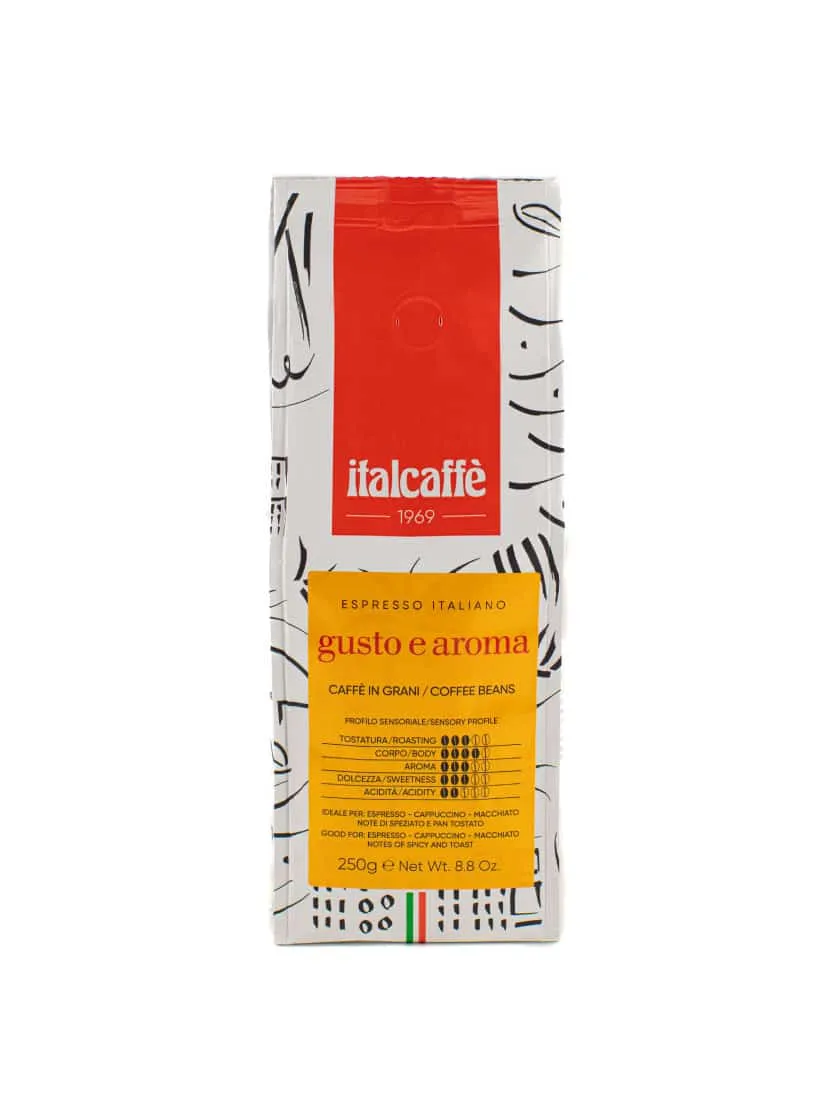 italcaff-gusto-e-aroma-espresso-kaffeebohnen-250g image 1