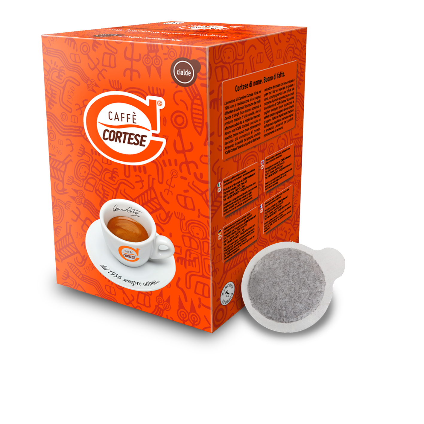 cortese-caff-ese-44-kaffeepads-deciso-25-st-ck-stark image 2