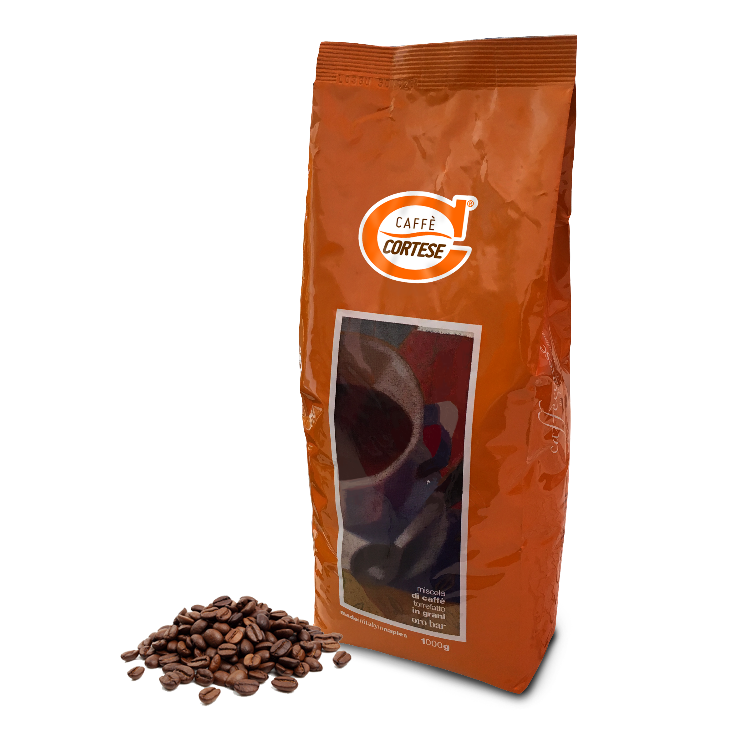 cortese-caff-grani-bar-oro-bar-kaffeebohnen-1-kg-vollmundig image 1